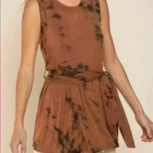 Tye-dye shirt dress